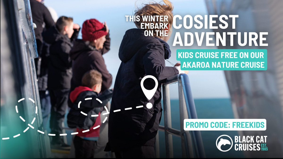 KIDS CRUISE FREE IN AKAROA