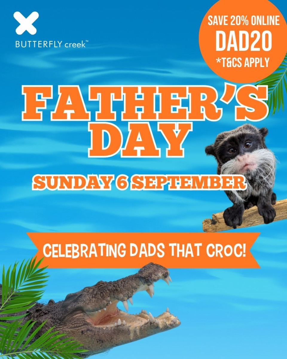 Celebrate Father’s Day at Butterfly Creek